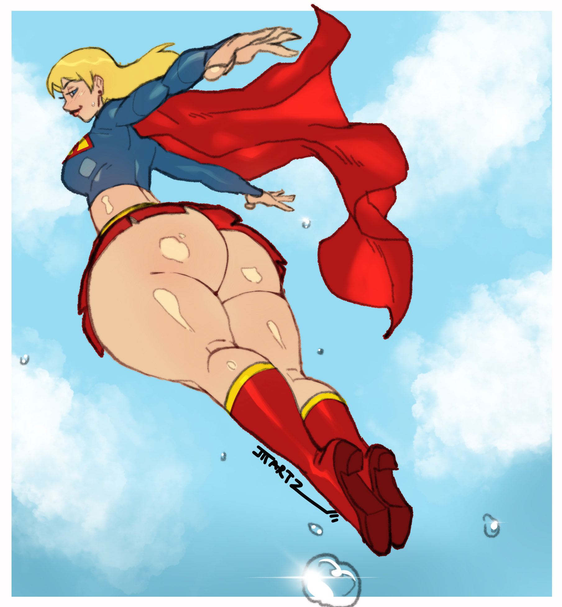 1girls, alien, alien girl, alien humanoid, ass, ass bigger than head, ass focus, big ass, big breasts, big thighs, blonde female, blonde hair, breasts, curvaceous, curvy, curvy figure, dc, dc comics, digital media (artwork), enormous ass, enormous thighs, fat ass, female, female only, gigantic ass, gigantic thighs, hips, hourglass figure, huge ass, huge breasts, huge thighs, humanoid, hyper ass, hyper thighs, jtt artz, kara zor-el, kryptonian, large ass, large breasts, large thighs, legs, light skin, light-skinned female, massive thighs, mature, mature female, round ass, slim waist, solo, supergirl, superman (series), thick, thick ass, thick hips, thick legs, thick thighs, thighs, thighs bigger than head, voluptuous, waist, wide hips, wide thighs