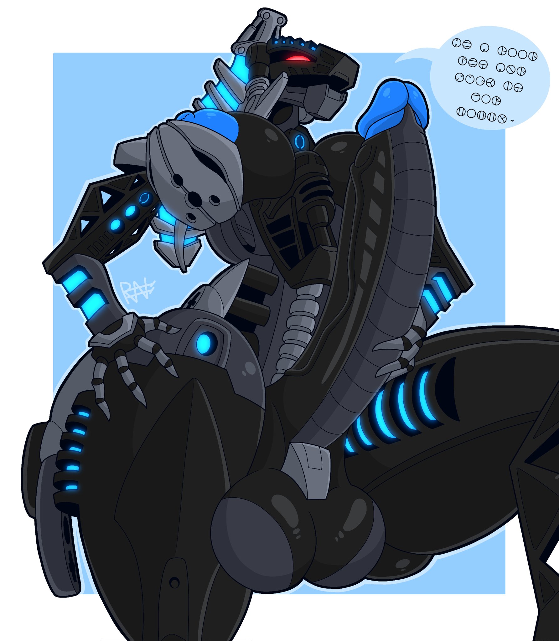 1futa, absurdly large cock, ass, big ass, big breasts, big cock, big penis, bionicle, black body, blue nipples, breasts, cock, dialogue, dick, enormous cock, enormous penis, erection, fat cock, futa, futa cock, futa milf, futa mommy, futa only, futadom, futanari, gigantic cock, gigantic penis, ginormous cock, hands on hips, huge cock, humanoid, humongous cock, hung, hyper, hyper cock, hyper penis, impossible fit, lego, long penis, mature, mature body, mature figure, mature futa, milf, mommy, nipples, penis, perfect cock, ravage41, red eyes, robot, robot girl, roodaka, solo, solo futa, text, thick, thick ass, thick thighs, thighs, veins, veiny, veiny penis, very fat cock, very fat penis, voluptuous, voluptuous futanari, wide hips