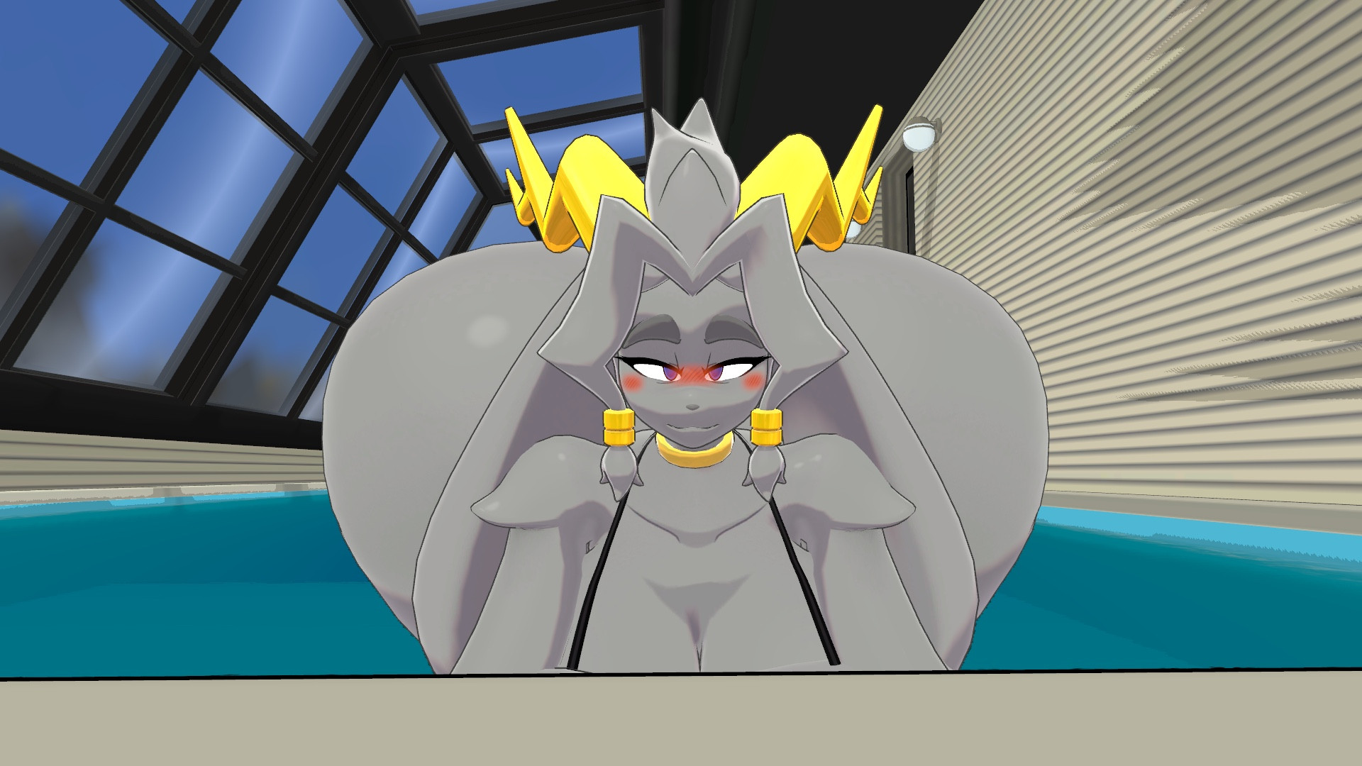 3d, big ass, big breasts, bikini, bradythewwefan, breasts, bubble butt, cleavage, female, huge ass, huge breasts, hyper ass, hyper breasts, nonarycubed, pseudoregalia, sybil (pseudoregalia), tagme, thick thighs, wide hips