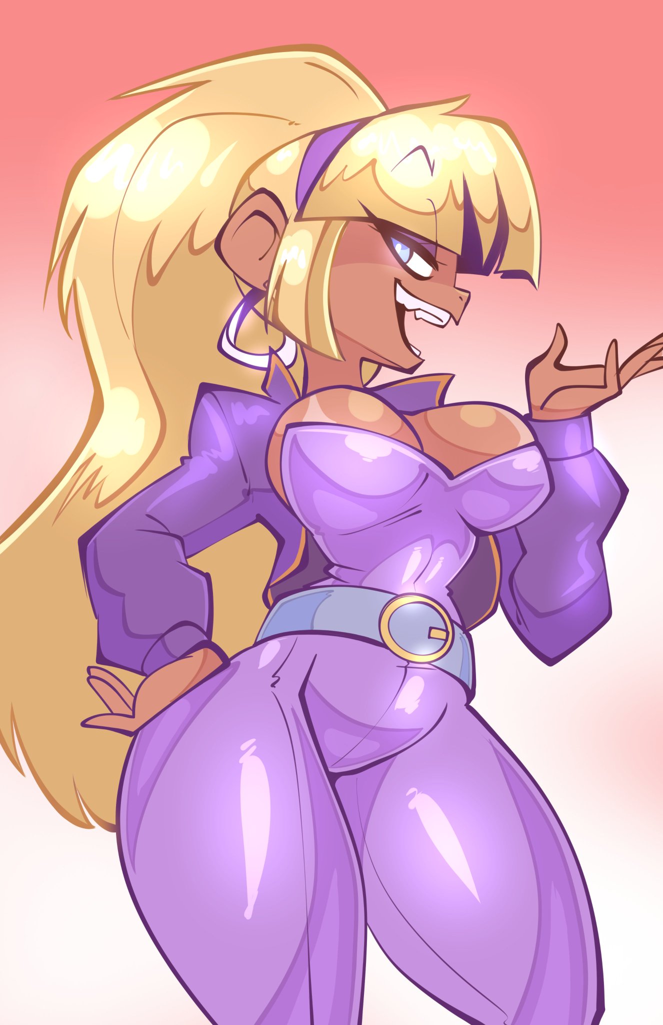 1female, 1girls, adult, adult female, aged up, art trade, ass, bangs, belt, bending forward, big ass, big breasts, big hair, bigdad, blonde female, blonde hair, blonde hair female, blonde-haired female, blue eyes, blunt bangs, bodysuit, boots, bouffant, bouffant hair, breasts, camel toe, cameltoe, catsuit, clothed, clothing, color, cropped jacket, curvy, darnact, disney, earrings, enjoying, female, female focus, female only, full body, fur-trimmed boots, gravity falls, hairband, high heel boots, high heels, huge breasts, human, jek korpen, light skin, light-skinned female, long hair, long legs, long nails, looking at viewer, looking pleasured, no bra, pacifica northwest, pointing, pointing at viewer, posing, purple clothing, purple jacket, smile, solo, solo female, straight, tan body, tan-skinned female, tanline, tanlines, tanned, tanned female, tanned skin, tease, teasing, teasing viewer, thick thighs, thin waist, very long hair, violet clothing, waist belt, waist grab