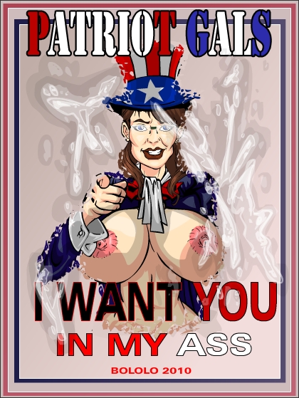 2010 affront_to_nature bololo fine_art_parody politics public_domain real_person sarah_palin tagme uncle_sam