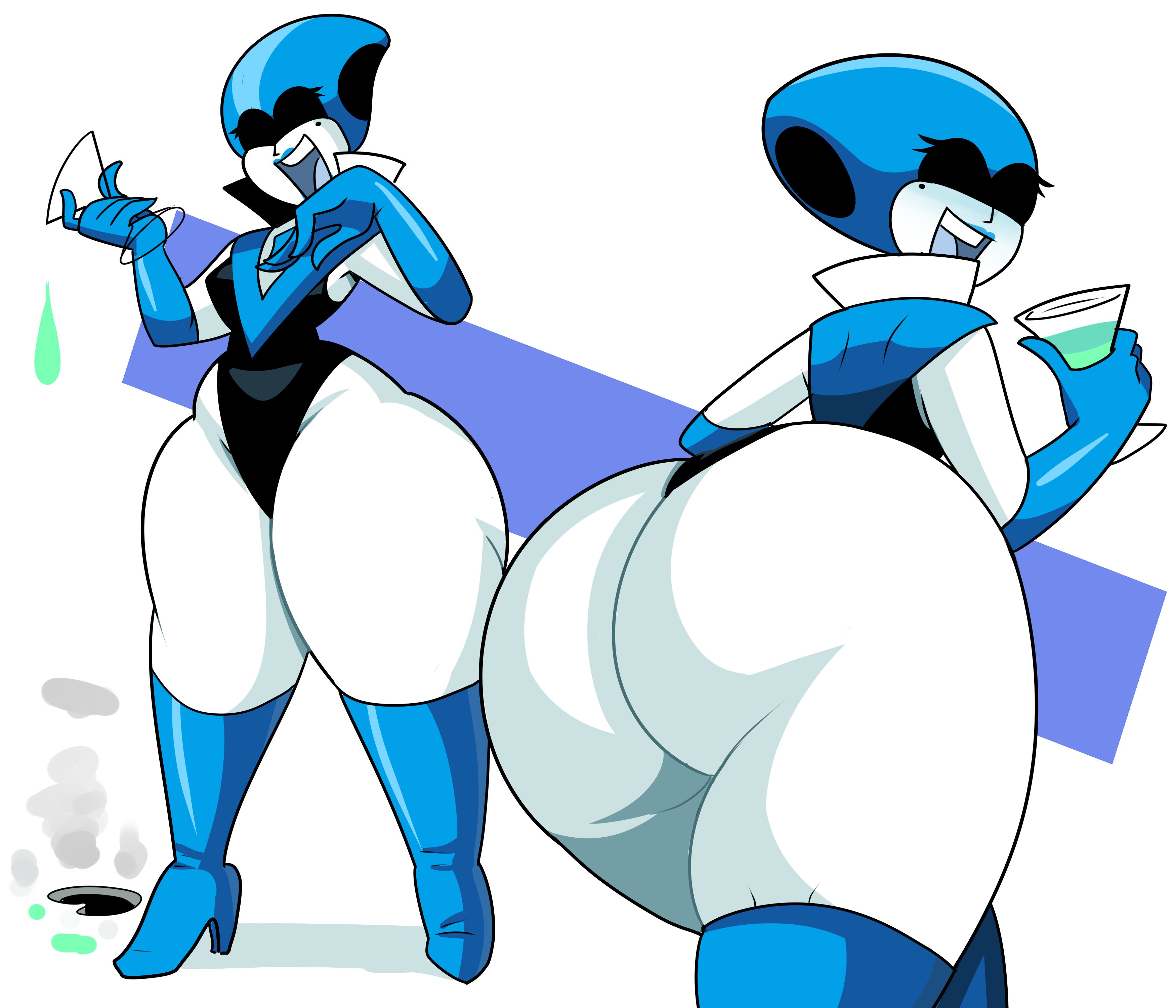 1girls, 2021, ass, beauty mark, big ass, blue heels, blue lipstick, blush, blushing, bottom heavy, breasts, bubble ass, bubble butt, cute, deltarune, deltarune chapter 2, female, heels, huge ass, lipstick, looking at viewer, looking back, milf, mole, queen (deltarune), sideboob, small breasts, solo, superspoe, tagme, thick thighs, thunder thighs, visor, walking, white skin, wide hips, wine glass
