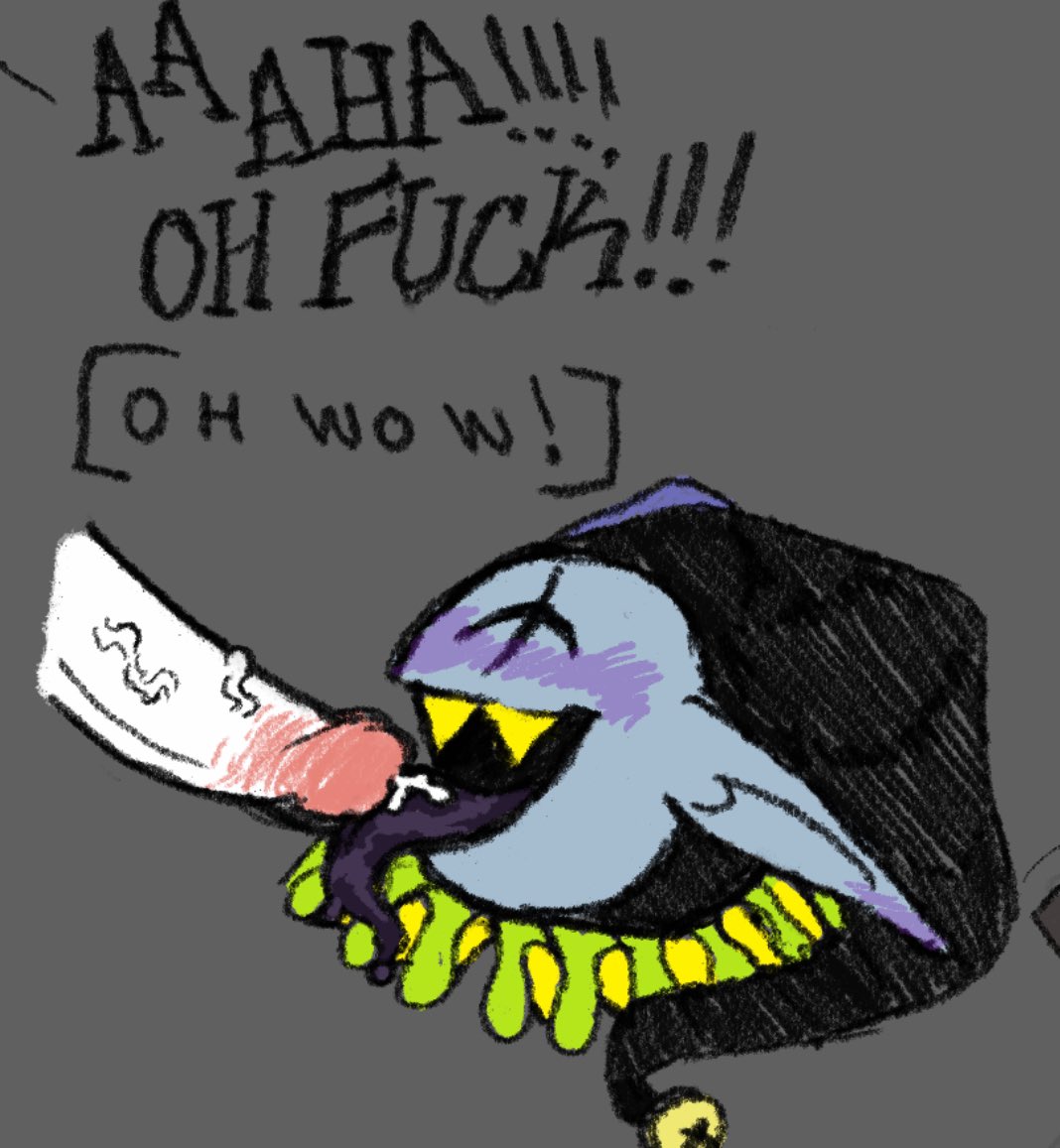 cum, deltarune, deltarune chapter 1, deltarune chapter 2, face closeup, fellatio, gay, jevil (deltarune), male, male only, non-human, penis, spamton g spamton, toony, undertale (series)