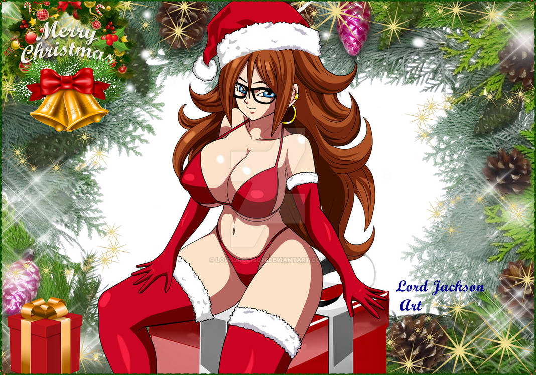 1girls 2020 alternate_version_at_source alternate_version_available android android_21 android_21_(good) android_21_(human) artist_name artist_signature bare_midriff bare_shoulders belly belly_button big_ass big_breasts big_thighs black_glasses blue_eyes christmas christmas_bells christmas_decorations christmas_hat christmas_headwear christmas_outfit christmas_present christmas_stocking christmas_tree curvaceous curvaceous_body curvaceous_female curvaceous_figure curvaceous_hips curves curvy curvy_body curvy_female curvy_figure curvy_hips curvy_thighs deviantart dragon_ball dragon_ball_super dragon_ball_super_super_hero dragon_ball_z dragon_ball_z:_kakarot earrings fanart female female_focus female_only female_solo glasses gold_earrings hair_between_eyes hoop_earrings hourglass_figure long_brown_hair long_hair long_hair_female looking_aside looking_at_viewer looking_pleasured lord_jackson_art merry_christmas navel red_bikini red_bikini_bottom red_bikini_top red_gloves round_breasts santa_bikini santa_hat shiny shiny_ass shiny_body shiny_breasts shiny_butt shiny_clothes shiny_hair shiny_skin solo solo_female solo_focus thick thick_ass thick_body thick_breasts thick_hips thick_legs thick_thighs thighhighs thighs vomi_(dragon_ball) watermark