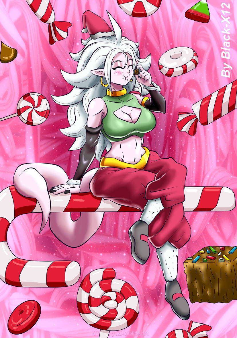 1female 1girls 2021 abs android_21 android_21_(good) artist_name belly belly_button black-x12 black_armwear black_fingernails black_nail_polish black_nails black_shoes black_sleeves blush blush_lines boob_window breasts brownie candy candy_cane candy_cane_in_mouth candy_wrapper chocolate christmas christmas_clothing christmas_outfit cleavage closed_eyes clothed clothed_female clothes clothing cosmic_brownies crop_top curvaceous curvaceous_body curvaceous_female curvaceous_figure curvaceous_hips curves curvy curvy_body curvy_female curvy_figure curvy_hips digital_drawing_(artwork) digital_media_(artwork) dragon_ball dragon_ball_fighterz dragon_ball_heroes dragon_ball_xenoverse earrings eating eating_candy eating_food fanart female female_focus female_only female_solo gold_earrings gold_jewelry green_crop_top happy_new_year hersheys legs_crossed little_debbie lollipop long_hair long_hair_female majin majin_android_21 navel new_year open_window pink_skin pink_tail pointy_ears red_pants santa_hat shiny shiny_body shiny_breasts shiny_clothes shiny_hair shiny_skin sitting sitting_down solo solo_female solo_focus sprinkles tail thick_body thick_breasts thick_hips thick_legs thick_lips thick_thighs watermark white_hair