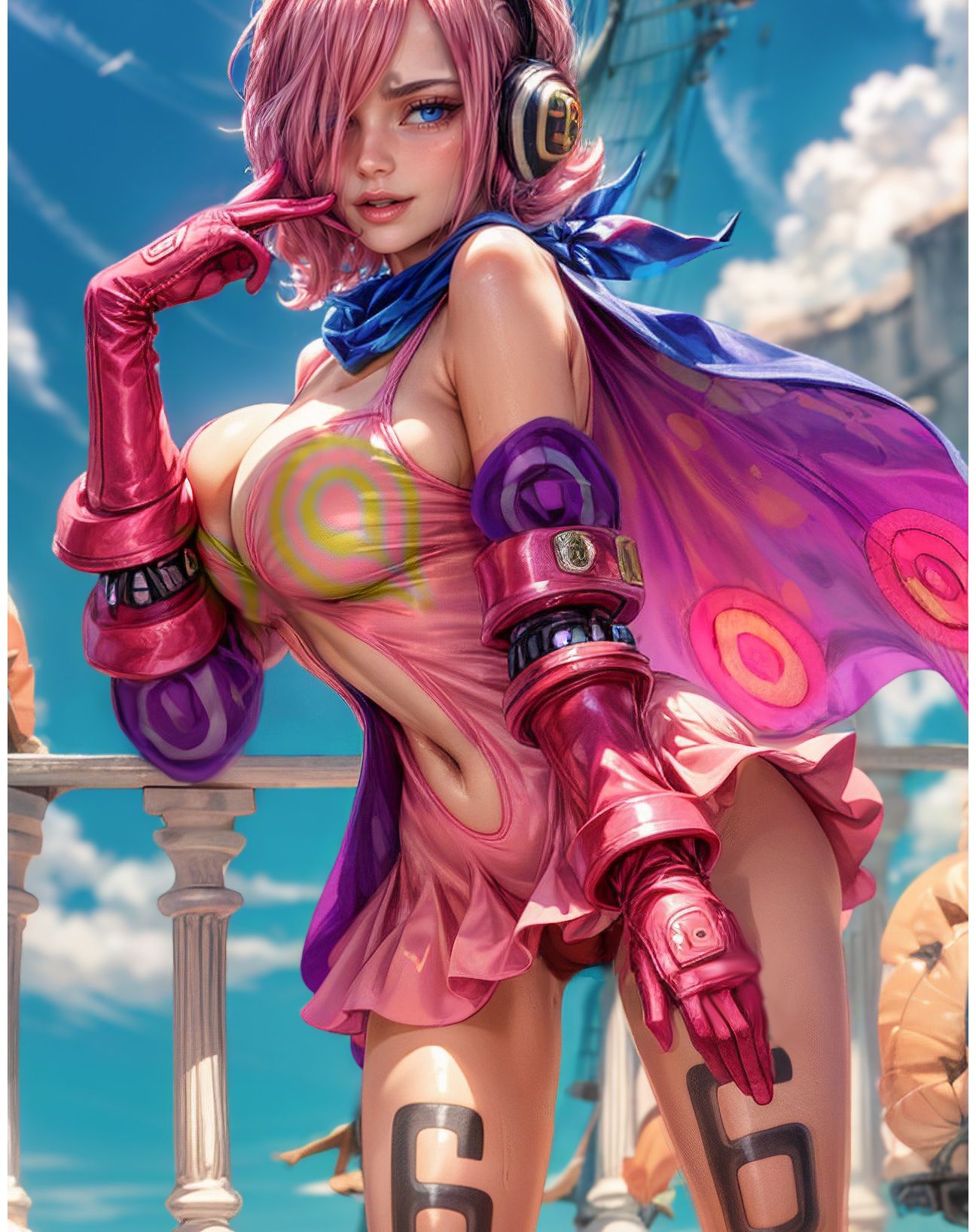 ai_generated female female_only one_piece vinsmoke_reiju yametastudio