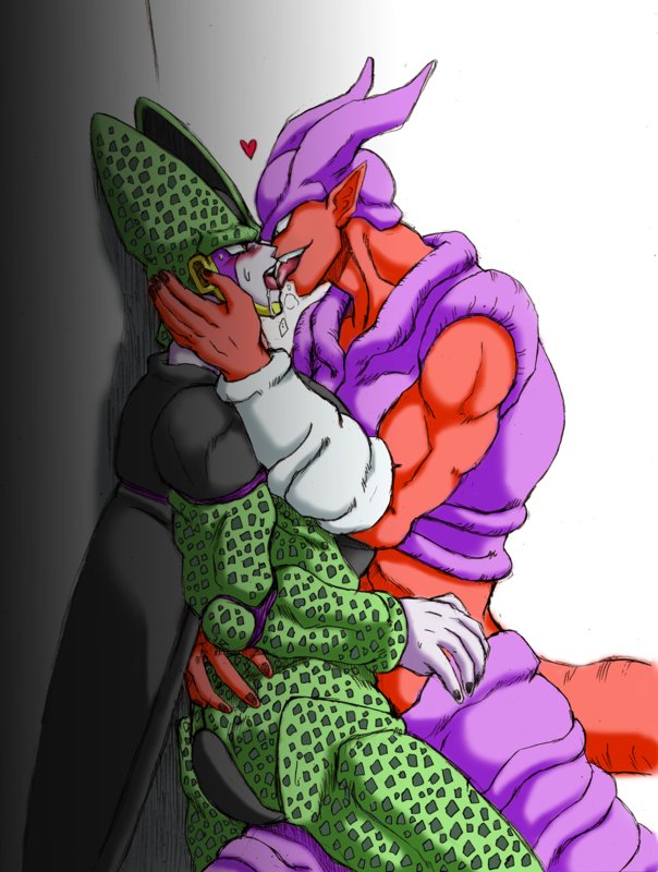 anthro cell_(dragon_ball) dragon_ball dragon_ball_z janemba male male_only non_human perfect_cell smooth_skin tagme yaoi