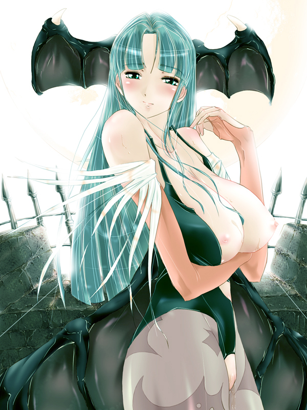 capcom clothing darkstalkers large_breasts morihama_karute morihama_no_shindansho morrigan_aensland succubus tagme