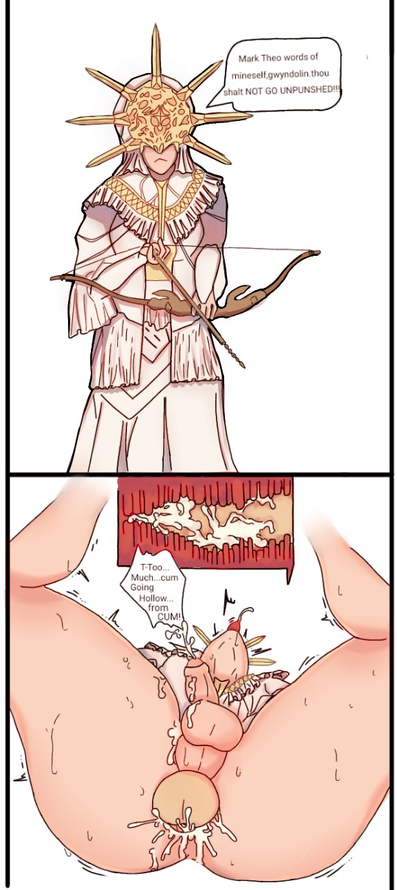 ahe_gao anal comic commission commission_art commissioner_upload cum cum_in_ass cum_inside cum_on_self dark_souls dark_sun_gwyndolin deity dialogue femboy fromsoftware gay imminent_rape instant_loss_2koma male male/male male_only mating_press penis rape saliva saliva_string shiba_(artist) shivering shuddering sweat sweaty sweaty_ass sweaty_thighs testicles tongue tongue_out trap x-ray yaoi