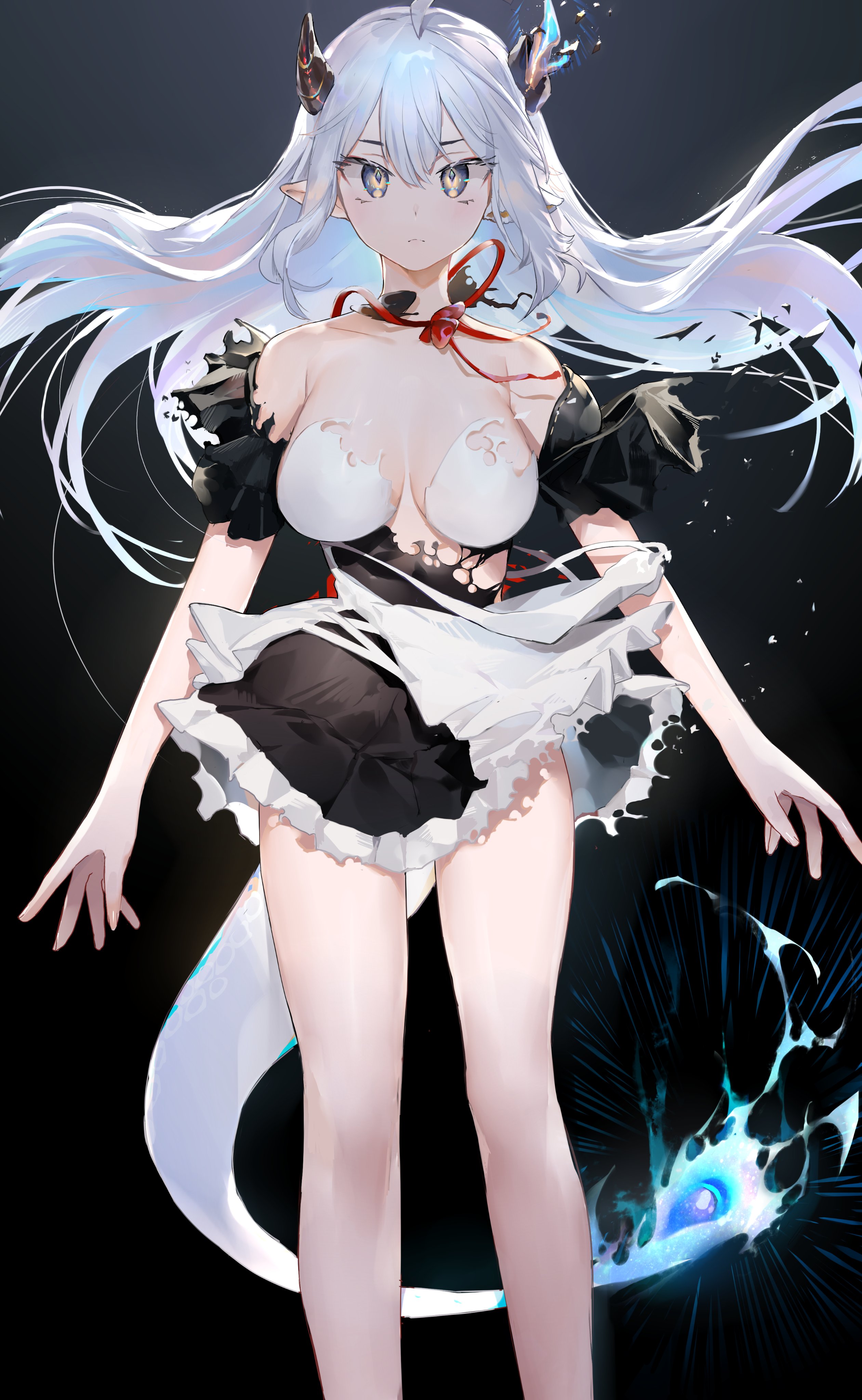 maid, neonbeat, tagme, veibae, virtual youtuber, vshojo