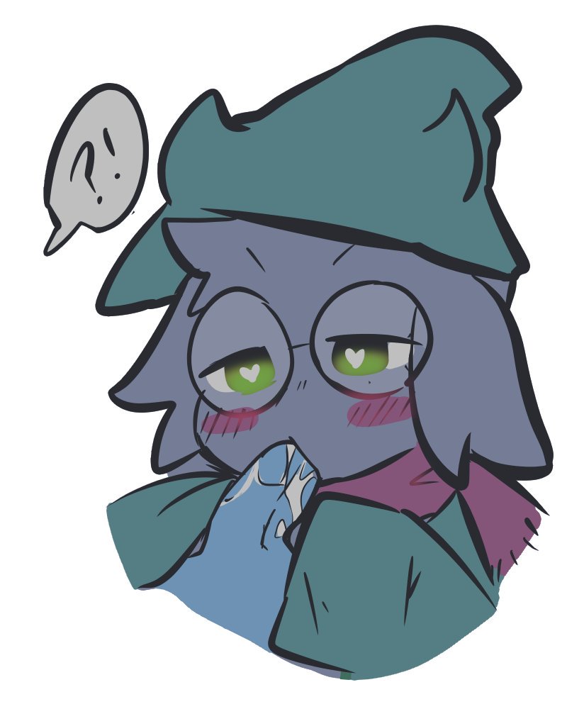 2boys, 2d, anthro, anthro male, artist request, blowjob, caprine, cute, deltarune, furry, furry male, gay, heart-shaped pupils, kris (deltarune), male, male only, multiple boys, multiple males, ralsei, tagme, undertale (series), white background