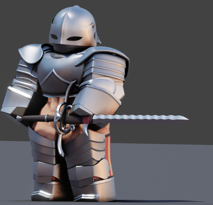 1girls 3d abs cosplay female knight knight_armor muscular muscular_female original_character roblox robloxian sword tagme thighs vanilla1145 vanilla_(vanilla1145)