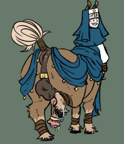 1futa back back_view ball_stretcher balls blonde_hair bottomless centaur centaur_cleric clothed clothing cock_ring dickgirl futa_only futa_sans_pussy futanari futataur gr00vyferret horsecock horsecock_futa horsecock_futanari humanoid intersex light-skinned_futa light-skinned_futanari light_skin long_hair monster_girl nun nun's_habit partially_clothed penis solo urethral urethral_insertion
