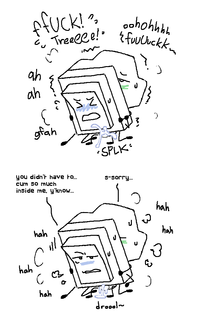 battle for bfdi, battle for dream island, bfb, bfdi, blush, cum, cum inside, female, inanimate object, jacknjellify, liy (bfdi), male, moonl1temans1on, object show, object show community, object shows, osc, penis, pussy, sweat, tentacle penis, the power of two, tpot, tree (bfdi), vaginal sex