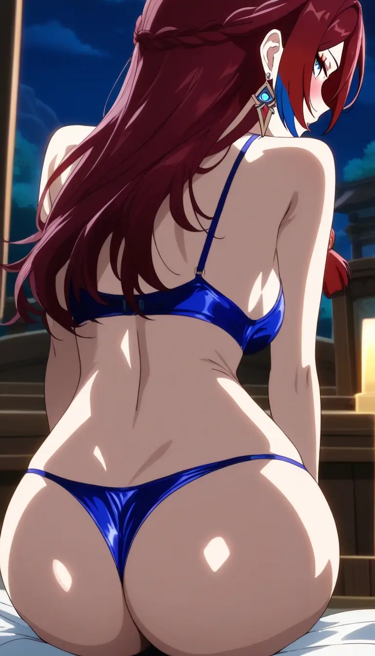 ai_generated big_ass bkai breasts chasca_(genshin_impact) genshin_impact sexy