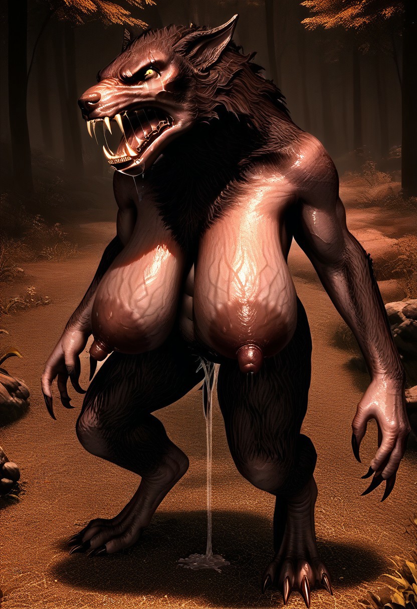 1girls ai_generated angry angry_face areola areolae big_breasts breasts breasts_apart excessive_pussy_juice female female_focus furry furry_female heat huge_breasts large_areolae nipples pussy_juice pussy_juice_drip sagging_breasts saliva saliva_trail scar scar_across_eye scar_on_face skyrim solo teratophilia unknown_artist vein veins veiny_breasts werecanid werecanine werewolf werewolf_girl