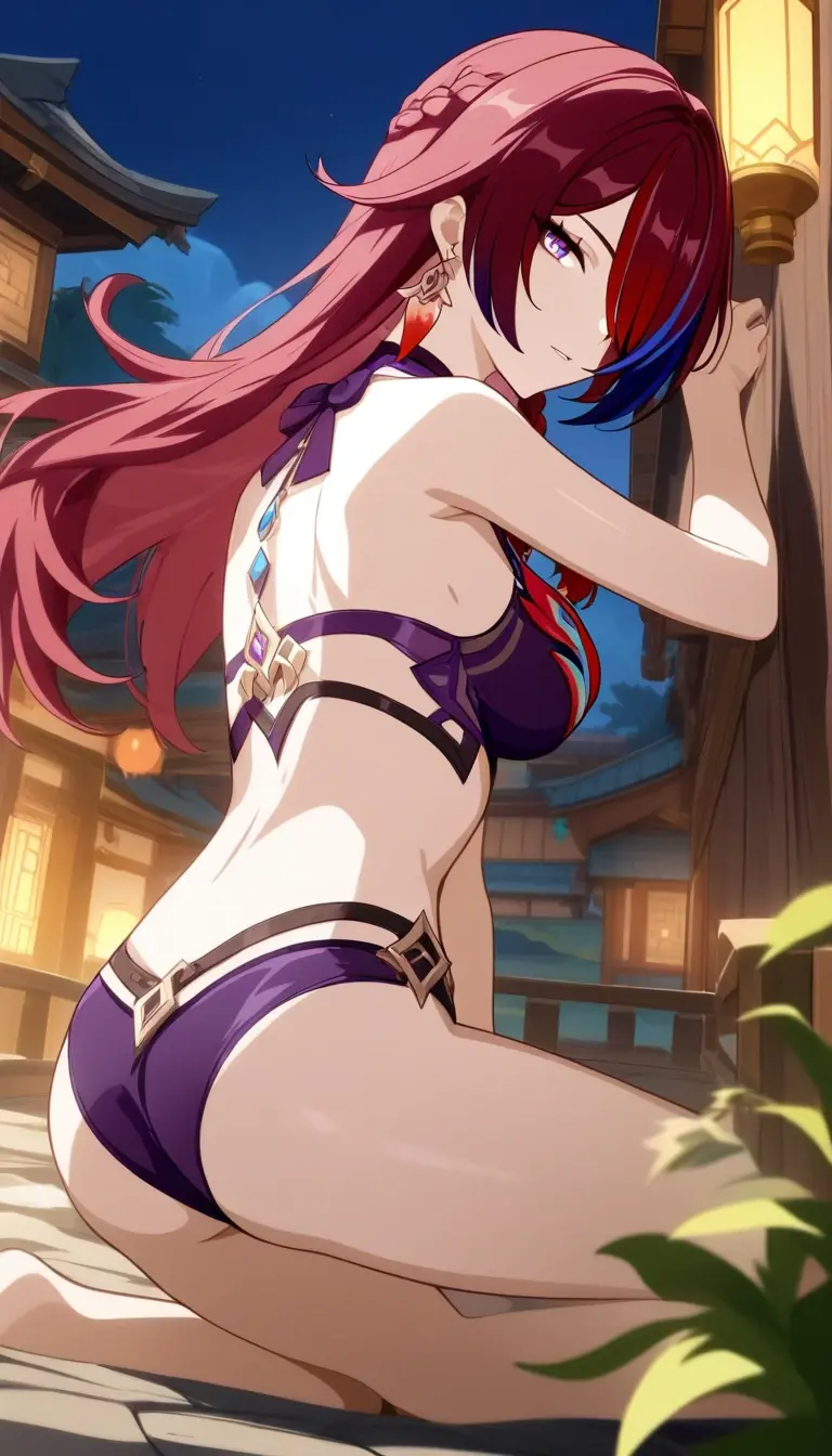 ai_generated big_ass bkai breasts chasca_(genshin_impact) genshin_impact sexy