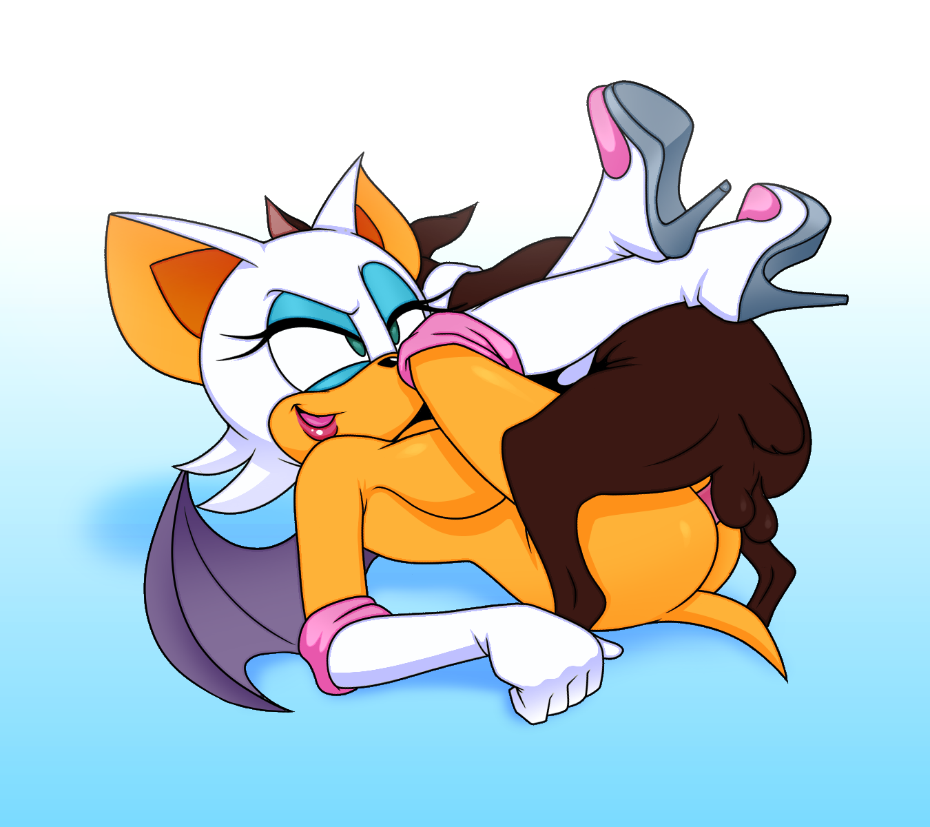 anon0567, breasts, canine, female, feral, feral penetrating anthro, fucked silly, furry, interspecies, male, male on top, rouge the bat, sonic (series), sonic the hedgehog (series), zoophilia