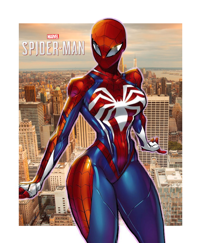 arms_out big_thighs bodysuit city costume edit edited female female_focus female_only genderbent huge_thighs large_breasts looking_away marvel marvel_comics new_york_city peter_parker pose posing rule_63 skin_tight smooth_skin spandex spider-man spider-man_(ps4) spider-woman tagme_(artist) thick_thighs tight_clothing tight_fit tights wide_hips