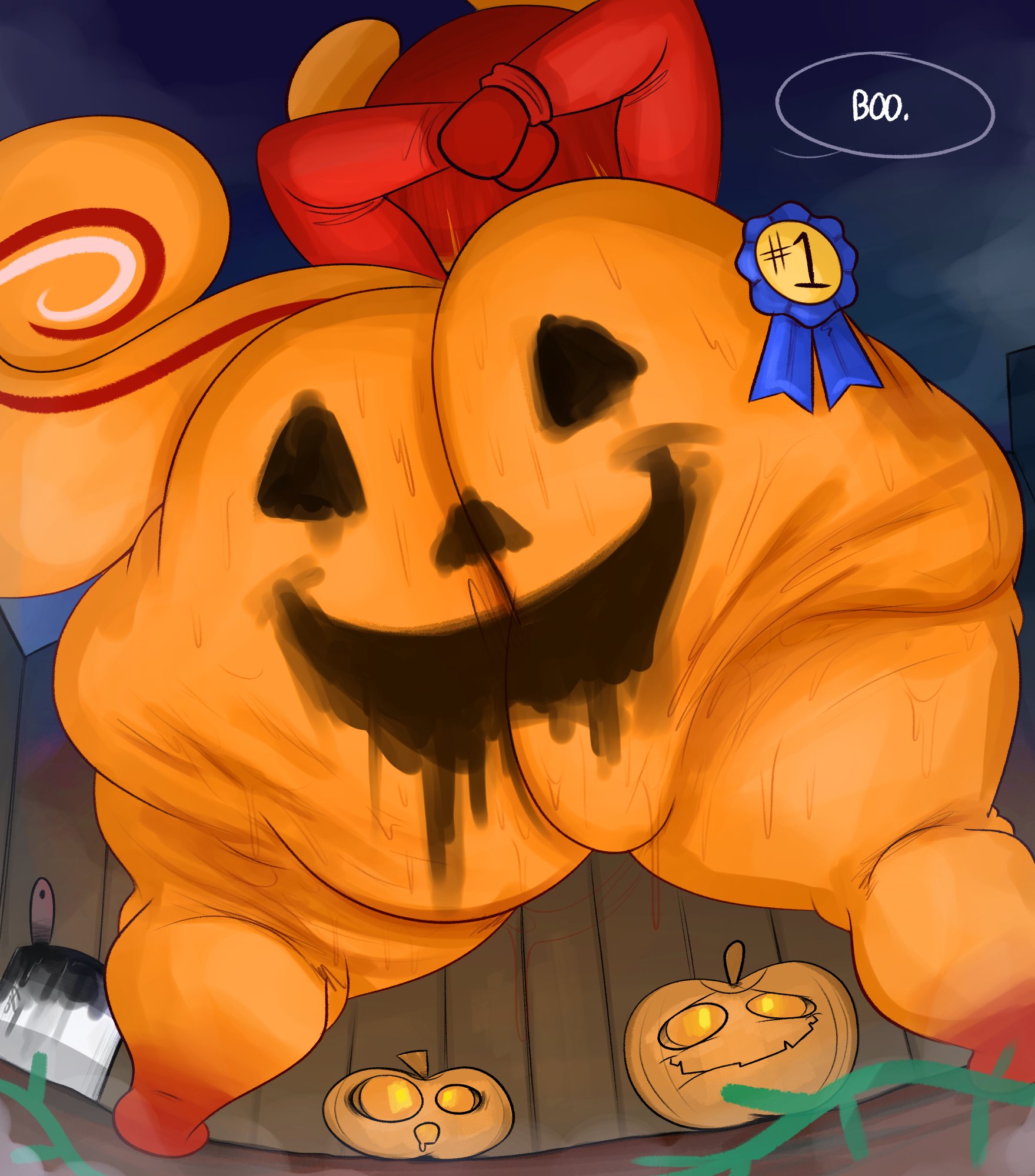 animal crossing, ass, bbw, big ass, big butt, cellulite, furry, hazel (animal crossing), huge ass, hyper ass, nintendo, orange fur, ota (artist), pumpkin butt, squirrel
