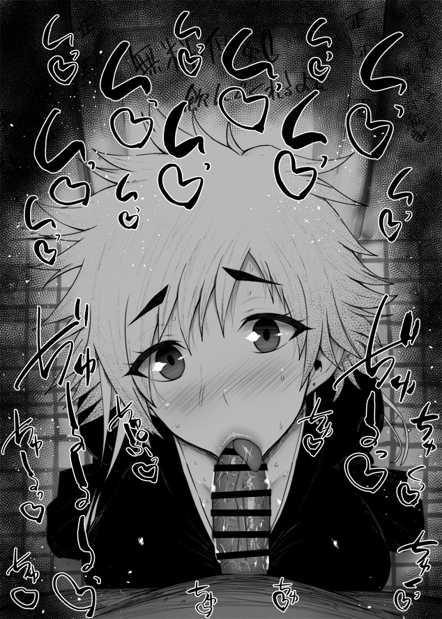 1boy, 1girls, alternate version available, big breasts, big penis, black and white, bleach, blowjob, blush, breasts, censored, dark skin, dark-skinned male, deepthroat mark, detailed background, drooling, eye contact, eyelashes, fellatio, female, heart, human, indoor, inside, japanese text, kotetsu isane, kurotama, looking at viewer, male, male pov, oral, oral sex, penis, pov, room, saliva, saliva trail, shiny, shiny skin, short hair, sketch, sound effects, squatting, sweat, text, toilet, tongue, tongue out, vein, veins, veiny, veiny penis