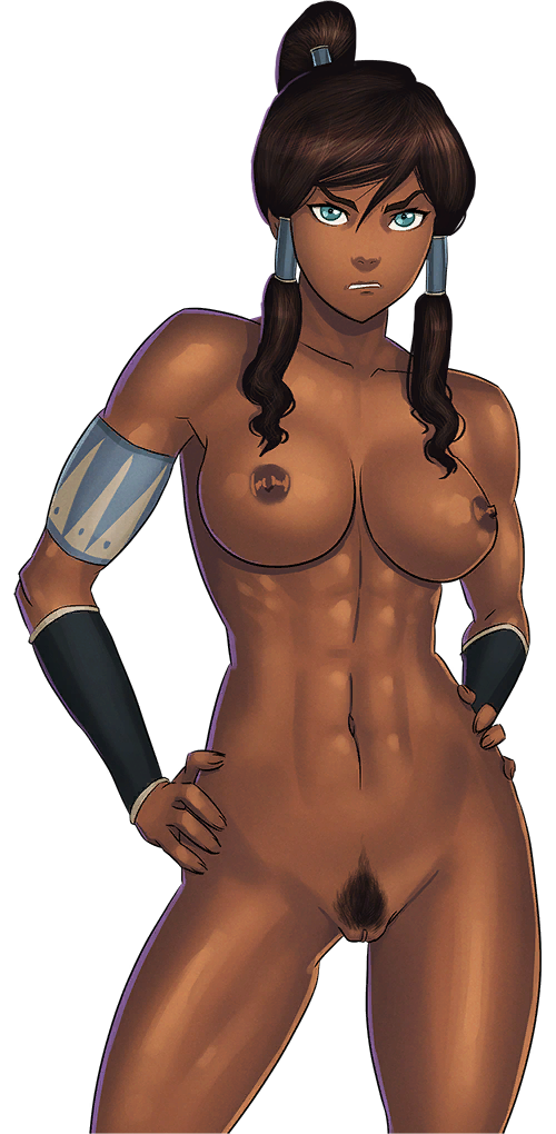 1girls 2d abs angry avatar_legends bend_or_break blue_eyes brown_hair dark-skinned_female dark_skin female female_only game_cg korra looking_at_viewer medium_breasts muscular muscular_female no_bra ponytail pubic_hair solo straight_hair sunsetriders7 the_avatar the_legend_of_korra toned_female water_tribe