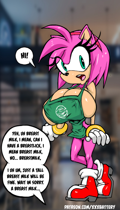 amy_rose apron apron_only busty female female_focus female_only full_body hourglass_figure iced_latte_with_breast_milk meme sega solo sonic_(series) sonic_the_hedgehog_(series) standing tagme waitress waitress_uniform wide_hips xxxbattery