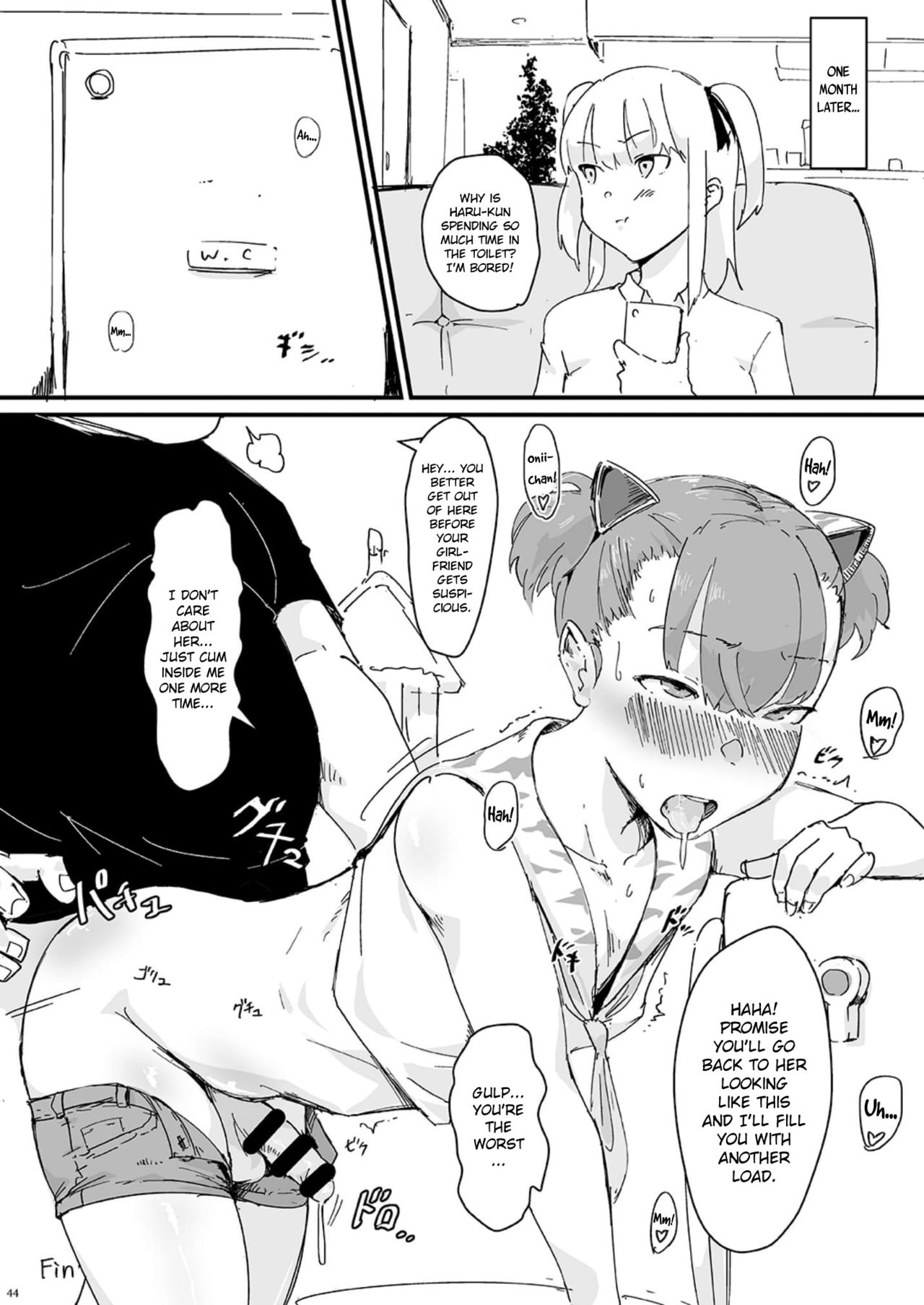 brother, censored, cheating, crossdressing, cucked by femboy, cuckold, cuckquean, fat, fat male, femboy, femboysub, from behind, gay, gay domination, gay male, gomabura, incest, male, male only, monochrome, netorare, ntr, open mouth, straight to gay, toilet, twintails, yaoi