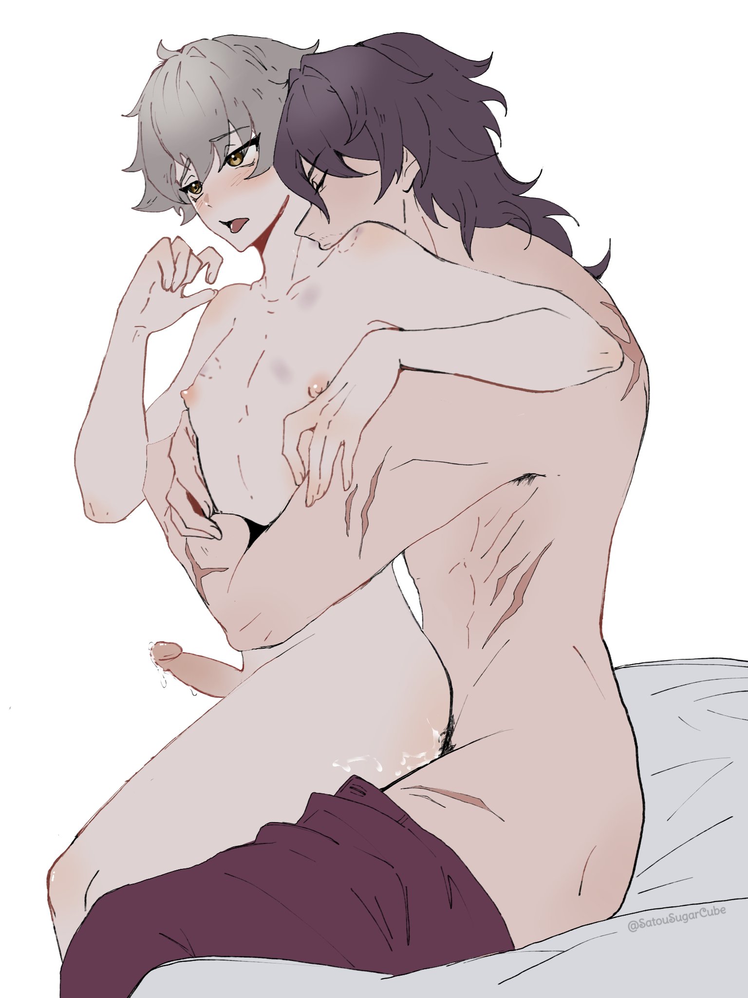 2boys, caelus (honkai: star rail), gallagher (honkai: star rail), gay, honkai: star rail, hoyoverse, male, male only, tagme, yaoi
