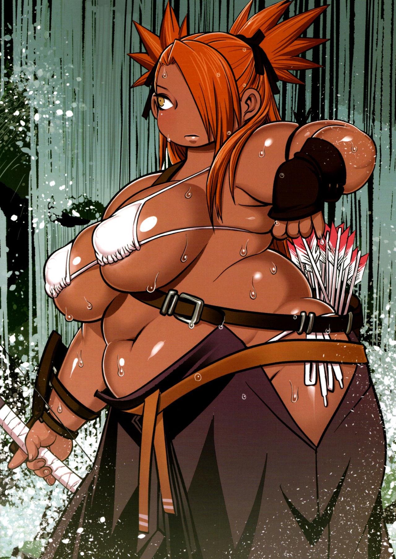 akimichi chouchou, artist request, boruto: naruto next generations, chubby, chubby female, female, naruto, naruto (series), orange hair, orange skin