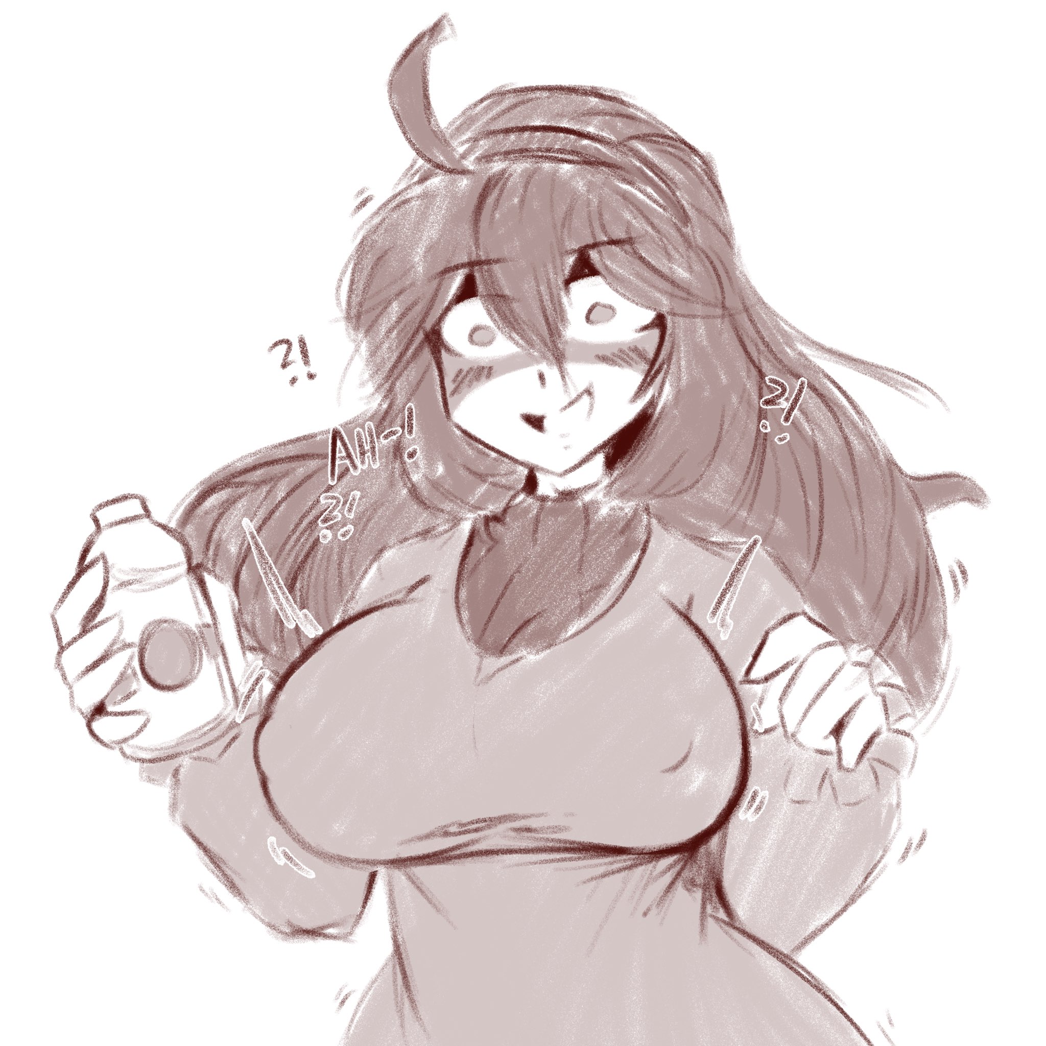 ?!, 2021, breast expansion, breast growth, breast growth (enlargement), breasts, critnuke, female, hex maniac, pokemon, tagme, white background