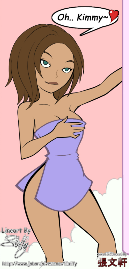 bonnie_rockwaller cleavage disney female female_only fluffy_(artist) human kim_possible maniacal_carrot medium_breasts solo straight_hair towel