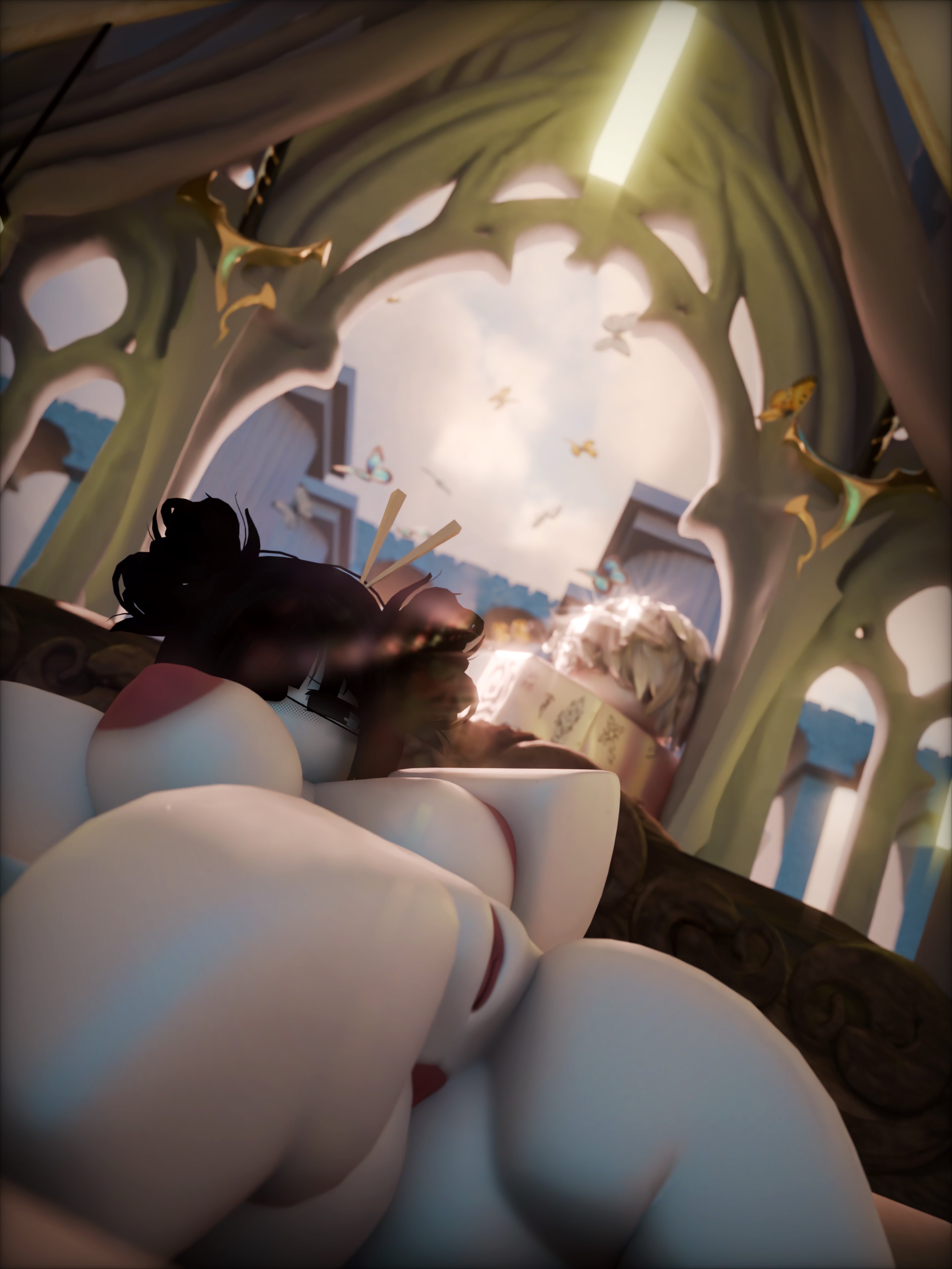 1boy, 1girls, 3d, anus, barefoot, bed, boobs, completely nude, completely nude female, female, full body, laying down, male, naked, naked female, nude, nude female, nykosucks, pussy, roblox, roblox avatar, robloxian, solo, solo female, tagme