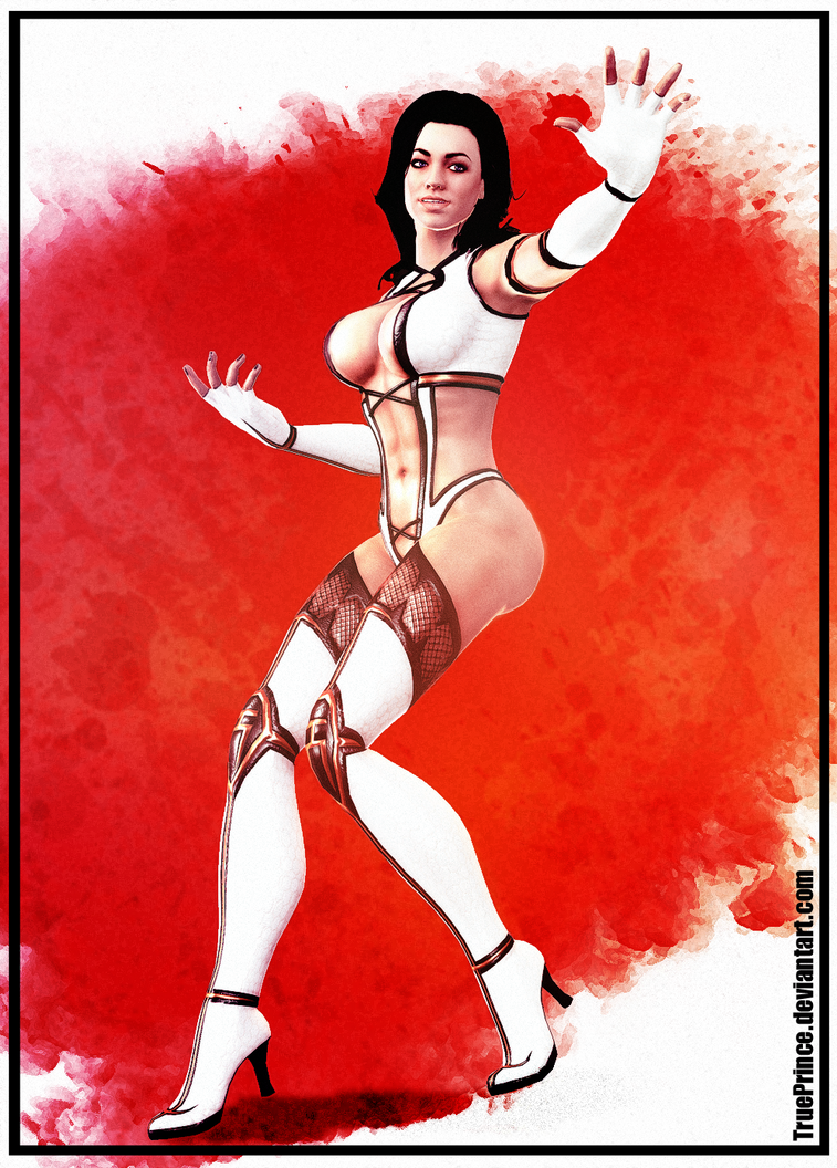 1girls 3d 3d_(artwork) artist_name bioware black_hair breasts busty eyebrows eyelashes eyes female female_only hair hips hourglass_figure human legs light-skinned_female light_skin lips mass_effect mass_effect_2 medium_hair miranda_lawson solo thick thick_legs thick_thighs thighs trueprince voluptuous wide_hips