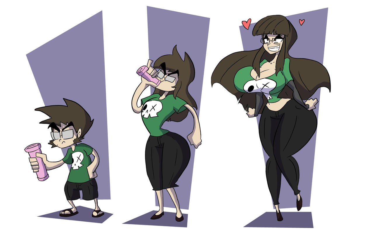 ass, ass expansion, breast expansion, breast growth, breast growth (enlargement), breasts, da-fuze, expansion, female, gender transformation, hair growth, huge ass, large breasts, mtf transformation, possession, transformation, transformation sequence