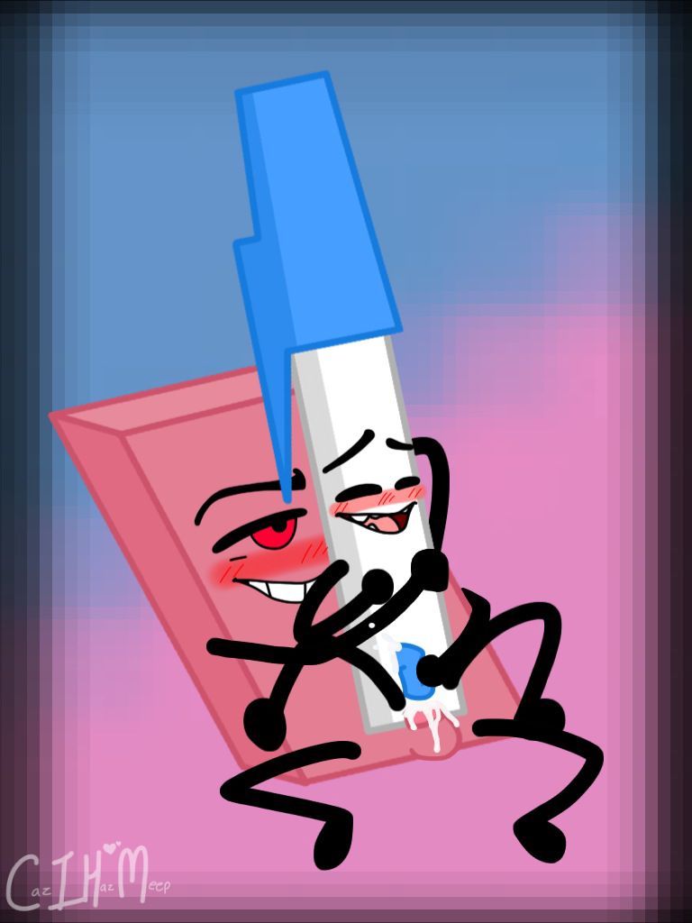 battle_for_dream_island cazihazmeep eraser_(bfdi) gay male male_only non-human object_shows pen_(bfdi) sex tagme