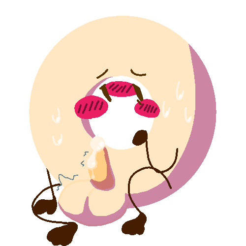 battle_for_dream_island donut_(bfdi) gay male male_only object_shows tagme white_background