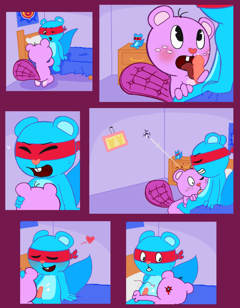 accidental_death anthro beaver bisk_(artist) comic corpse cumshot death death_by_cum flying_squirrel gay guro happy_tree_friends male/male male_death mondo_media oral oral_sex splendid_(htf) squirrel tagme toothy_(htf) yaoi