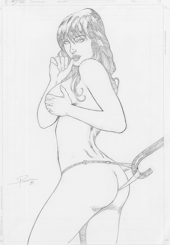 2010 female female_only human marvel mary_jane_watson monochrome reginaldo_souza solo spider-man_(series) straight_hair thong