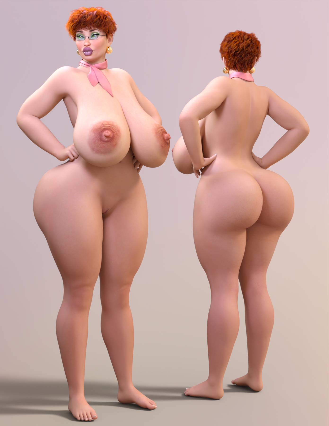 1girls, 3d, areolae, breasts, evolluisionist, female, female only, huge breasts, looking at viewer, mature, mature female, milf, nipples, nude, pussy, solo, thick thighs, wide hips