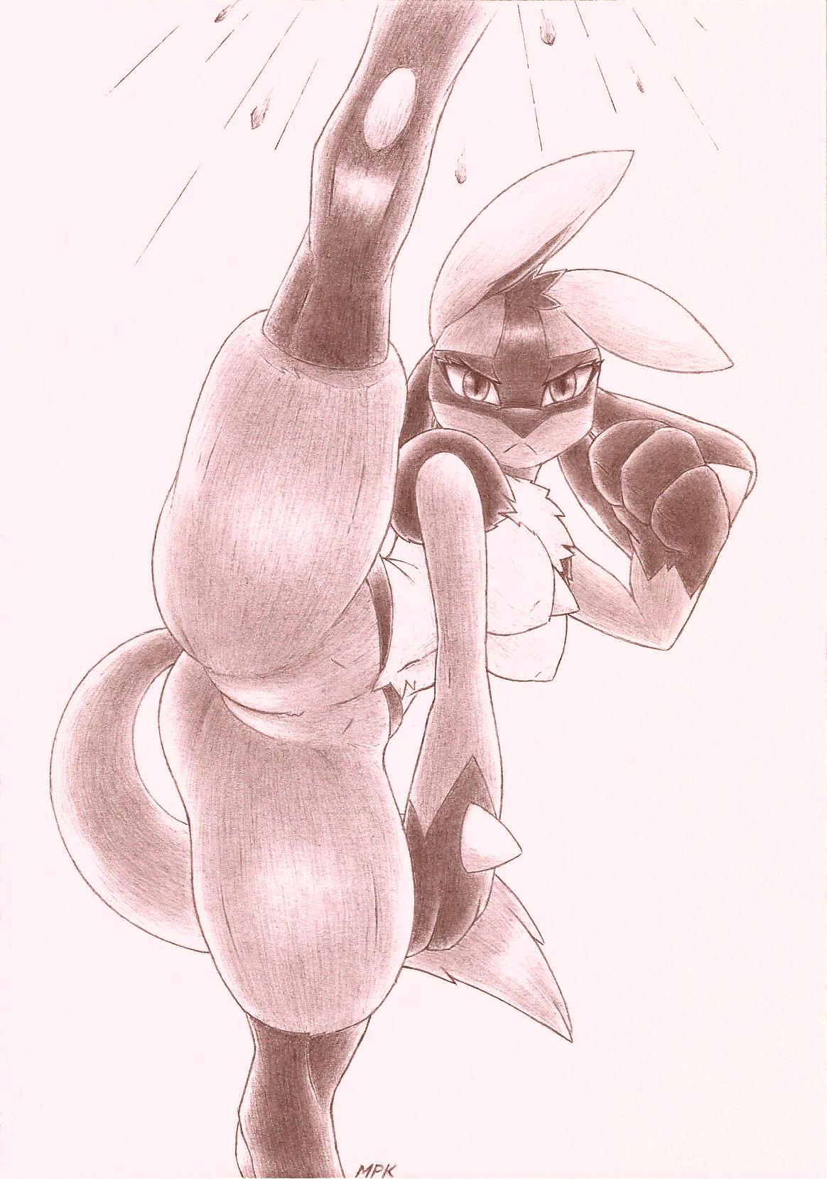 anthro breasts chest_spike female female_lucario fullfolka genitals graphite_(artwork) hand_spike hi_res kick lucario monochrome nintendo pencil_(artwork) pokemon pokemon_(species) pussy raised_leg simple_background solo spikes spikes_(anatomy) splits spread_legs spreading traditional_media_(artwork) vertical_splits video_games