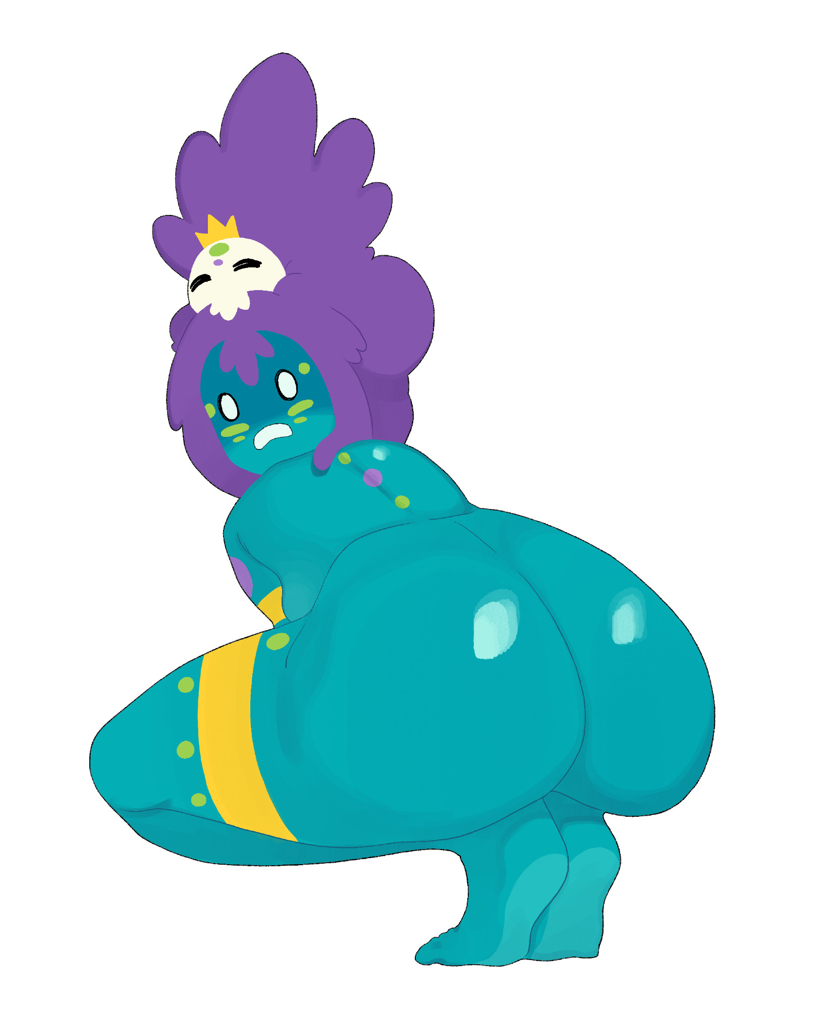 1girls, adventure time, ass, barefoot, cave girl, cavegirl, cavewoman, embarrassed, embarrassed nude female, enf, female, jungle, jungle girl, jungle princess, miliandpaint, nude, prehistoric, primitive, tagme, tarzan