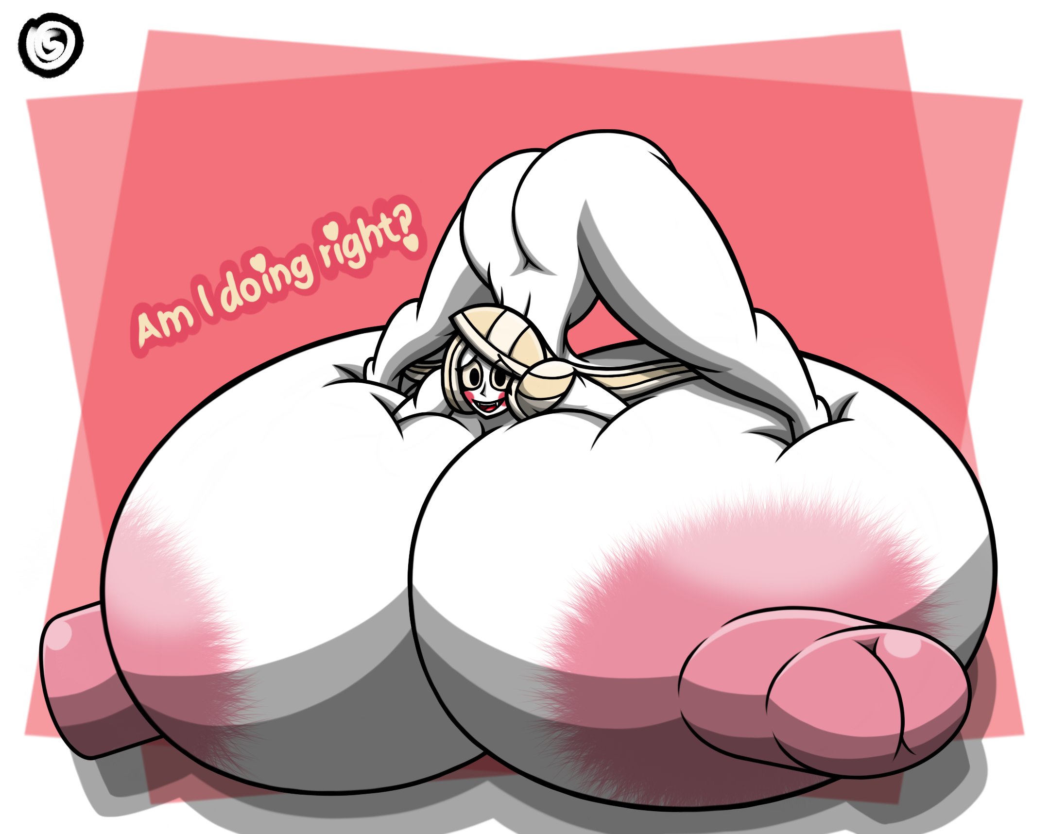 1girls, ass, ass up, breast press, breasts, charlie morningstar (hazbin hotel), completely nude, demon, demon girl, female, female only, full body, gigantic breasts, hazbin hotel, huge ass, huge breasts, huge butt, huge nipples, hyper, hyper breasts, immobile, jack-o pose, large areolae, long nipples, meme, naked, naked female, nude, nude female, smooth skin, solo, solo female, thick thighs, valerya5