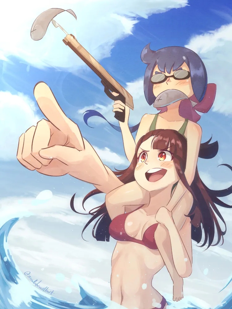 Atsuko Kagari (Little Witch Academia) Rule 34 Image