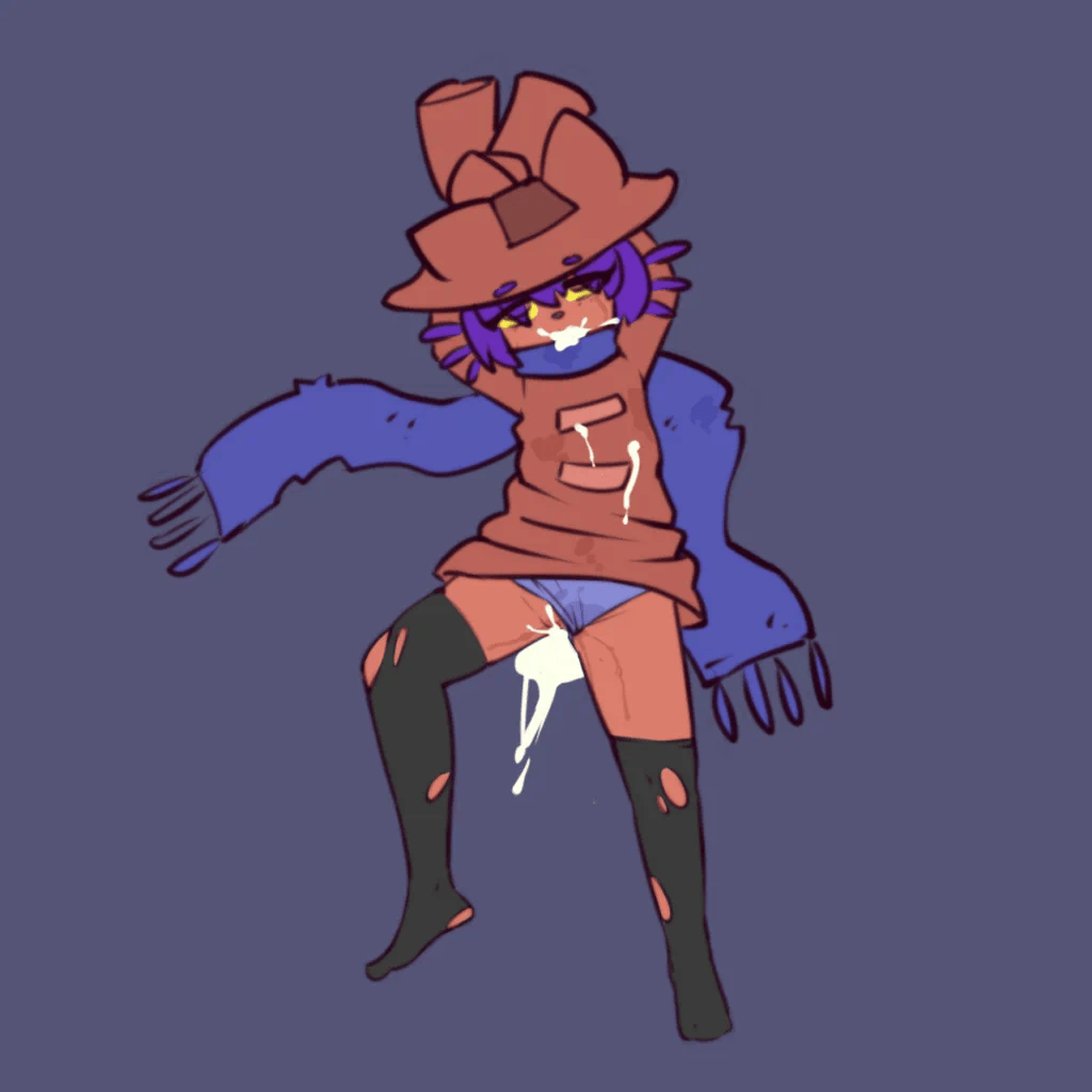 after sex, bodily fluids, cat ears, cat humanoid, creampie, cum, cum in pussy, cum inside, cum inside mouth, cum on body, female, female anthro, female focus, female only, niko (oneshot), ninebuttom, oneshot, purple hair, solo, solo focus, stockings, tagme, thick thighs, thighhighs, thighs, tied up, video game character, video games, yellow eyes