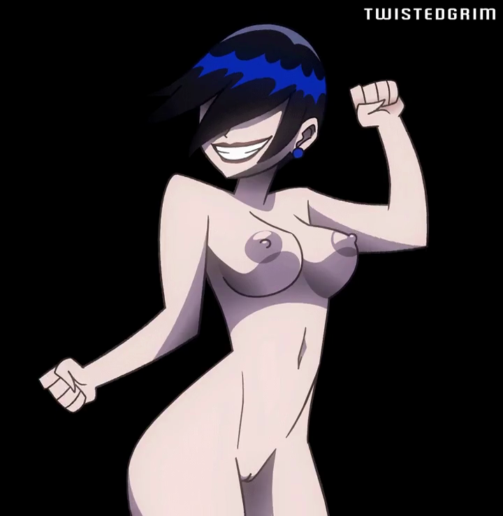 2d areolae big_breasts black_hair breasts death_(pearl_jam) death_(personification) do_the_evolution medium_hair nipples nude_female pearl_jam screencap smile sole_female twistedgrim