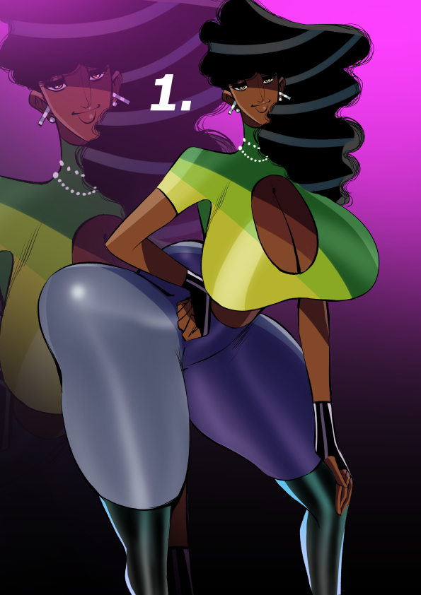 1girls big_breasts bottom_heavy breasts bursting_breasts busty chanleefat cleavage clothed clothed_female clothing colored dark-skinned_female dark_skin ear_piercing earrings female female_focus female_only fully_clothed hips hourglass_figure hyper hyper_breasts large_breasts legs looking_at_viewer no_bra original original_character piercing solo solo_female solo_focus thighs voluptuous wide_hips