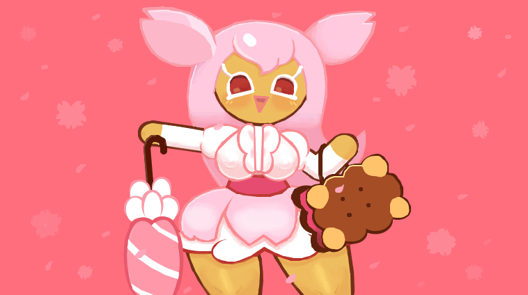 big_breasts cherry_blossom_cookie cookie_run cookie_run_kingdom happy happy_female pangotime