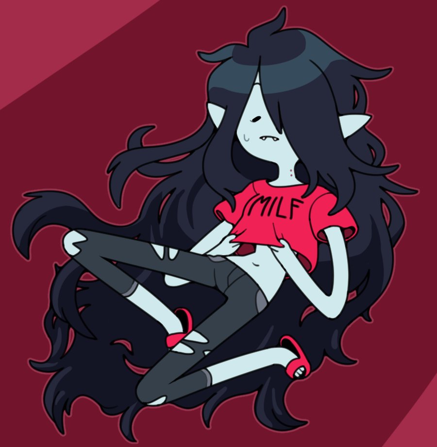 1girls adventure_time bite_mark black_hair crop_top discount-supervillain fangs female grey_skin hair long_hair marceline marceline_abadeer midriff midriff_baring_shirt milf ripped_clothing ripped_jeans ripped_pants sandals sweat sweatdrop toes vampire vampire_bite vampire_girl very_long_hair