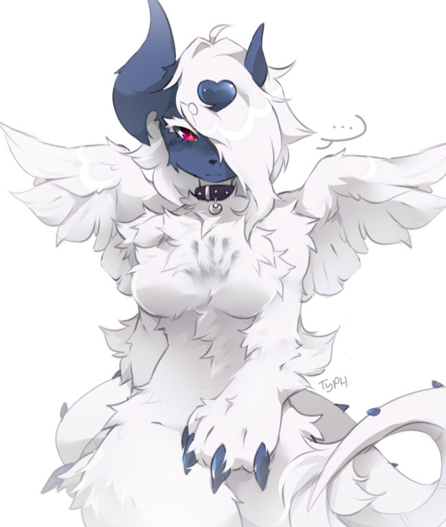 absol anthro breasts mega_absol pokemon pokemon_(species) thick_thighs thighs typh